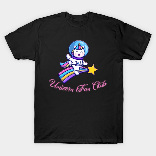 Unicorn Fan Club T-Shirt by capo_tees